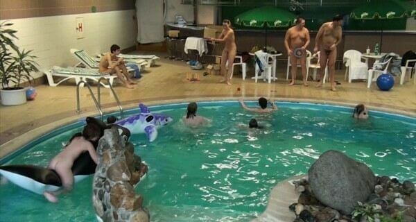 Indoor Dolphin Ride Full HD video - Naturism helps us understand the important fact that the body is part of nature
