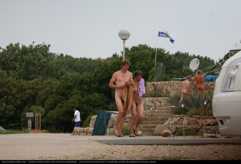 Nudism Family Indian Summer Painting photo gallery - Nudity is perceived as part of natural existence and the beauty of life