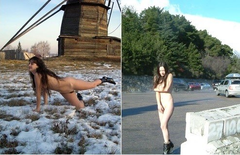 Beautiful Suntan Stretches-Winter Sport pics - Nudity is perceived as a natural aspect of life