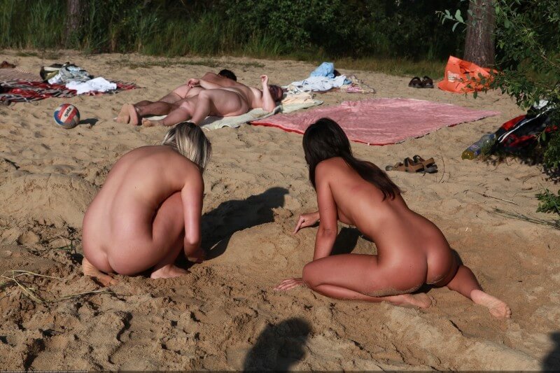 Creekside activity Big Photo gallery - Nudism and naturism value harmony and balance