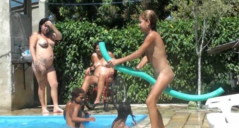Oceanic Backyard Noon # 1 Full HD - The natural beauty of the body is one of the goals of naturism and nudism