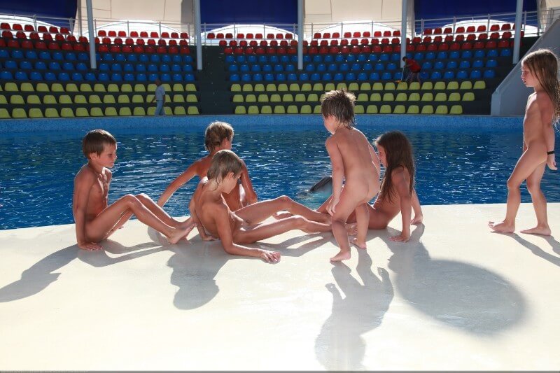 Swimming dolphins photo gallery - Travel with elements of naturism
