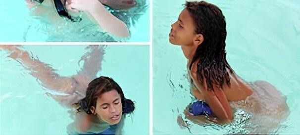 Brazil naturism gallery, Tropic Pool Sunbath 2 - Naturism and respect for nature