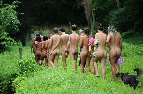 Lush Green Travels photos - In naturism, nature serves as the bodys natural clothing