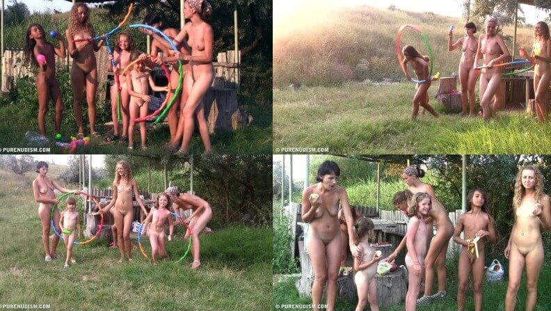Countryside lounging 2 Full HD video - Nudism is normal and fun