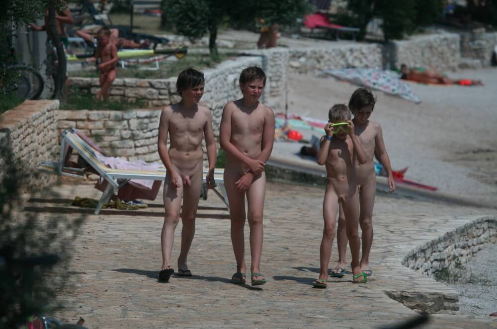 Shore walking nude - Naturism teaches respect for the natural world and for others