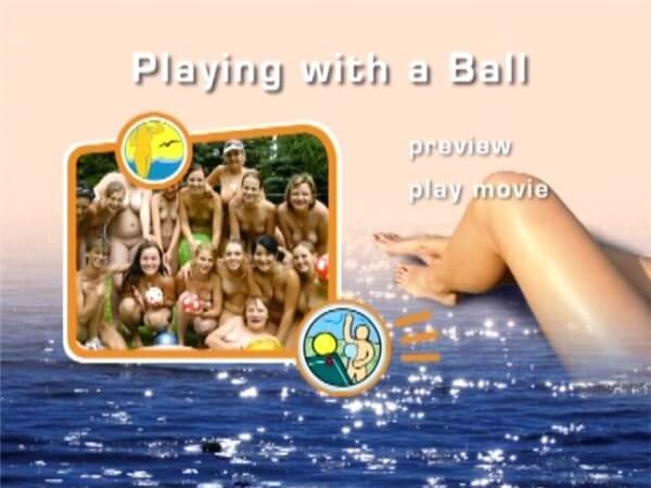 Naturist Freedom: Playing with a ball - Freedom and naturalness are important to naturists