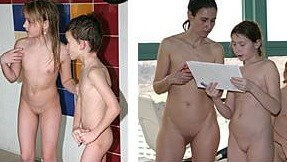 In the pool photos - Nudism helps overcome shyness and insecurities