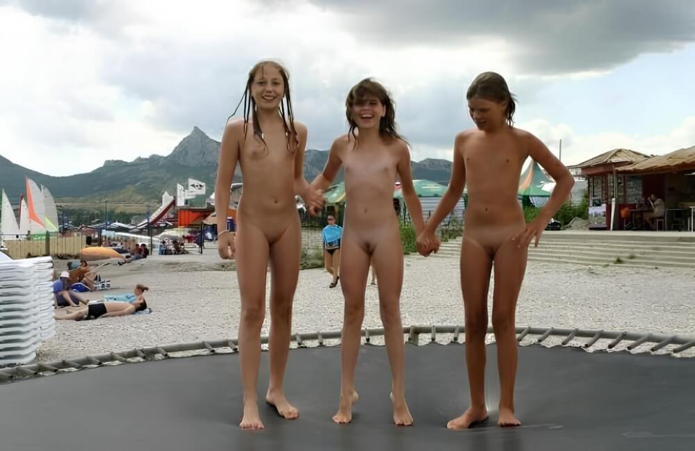 Trampoline pics - Nudity helps one feel a sense of freedom and liberation
