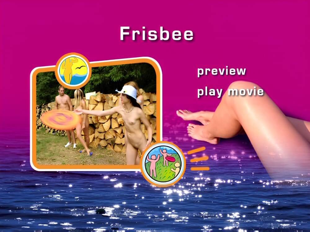 Naturist Freedom - Frisbee DVD - Nudity promotes inner harmony and peace of mind