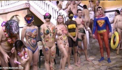 Body paint award lines Full HD - This practice of going nude was embraced by the highest ranks of the aristocracy