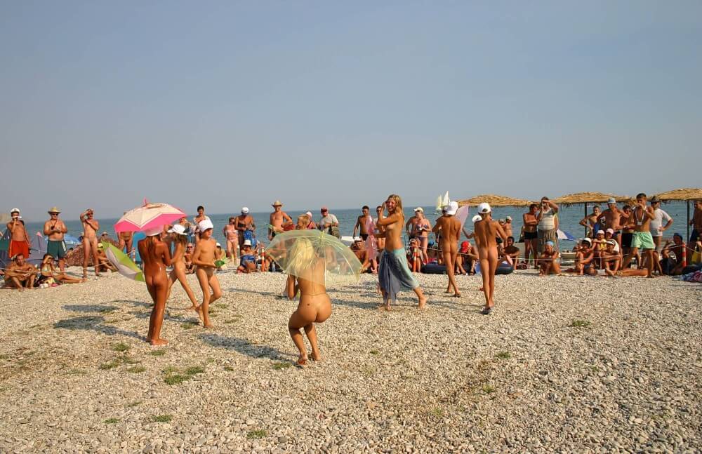 Ribbon and Umbrella Dance pics - Naturism and Environmental Awareness