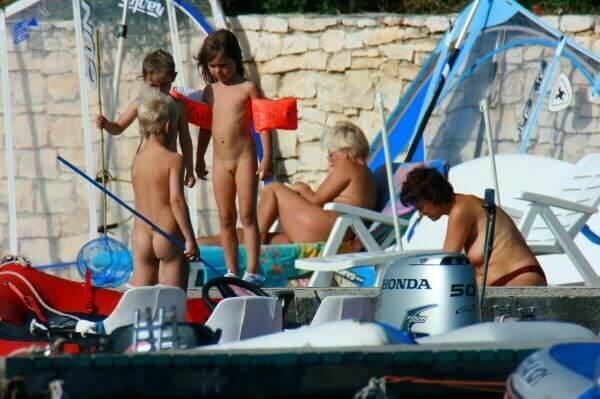 By the boat photos - Nudism improves health and boosts self-esteem