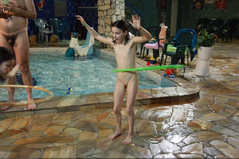 Naturist club games pool photos - People seek in nudism a way to overcome their insecurities