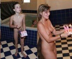 Naturists celebrates birthday photos - A nudist values trust and honesty between people