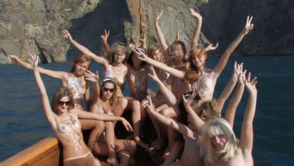 Nudist Girls Boat Cruise Full HD - Being naked helps one feel a sense of freedom