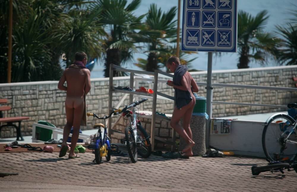 Nudism in a German water park photo - Living in harmony with nature is the primary goal of the naturist and nudist lifestyle