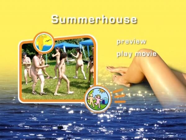 Naturist Freedom: Summer house DVD - Nudity is perceived as a natural way of life
