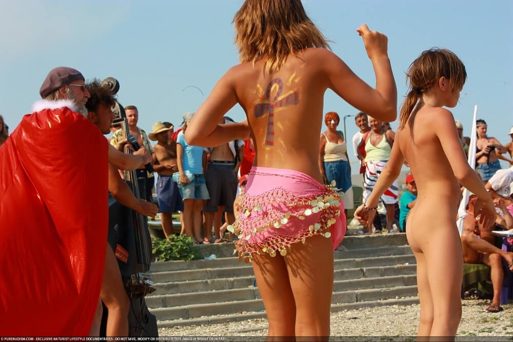 Colorful Carnival Dancing photos - Naturism teaches respect and love for the natural world