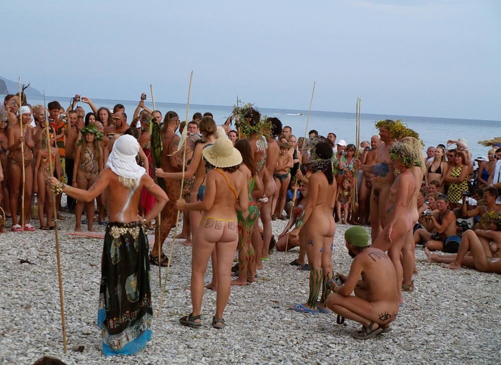 Naturist Party Mega Bash pics - Interaction with nature through naturism and nudism